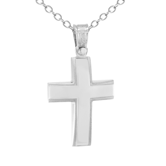 Σταυρός Βάπτισης Ανδρικός Τριάντος