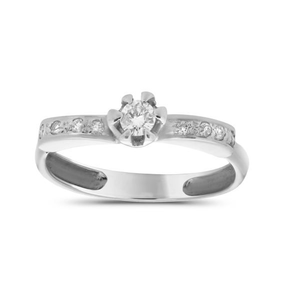 Μονόπετρο Δαχτυλίδι Με Brilliant