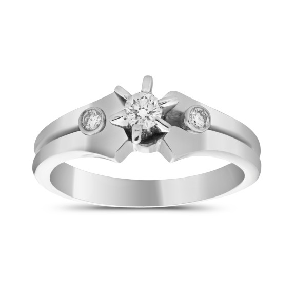 Μονόπετρο Δαχτυλίδι Με Brilliant