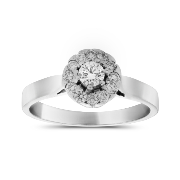 Μονόπετρο Δαχτυλίδι Με Brilliant