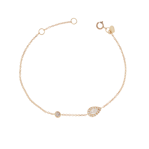 Βραχιόλι Με Μοτίφ Σε Σχήμα Δάκρυ