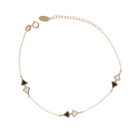 Βραχιόλι Με Λευκό Και Μαύρο Σχέδιο