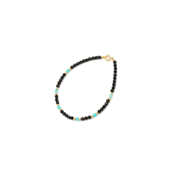 Βραχιόλι Με Σπινέλιο Και Αμαζονίτη