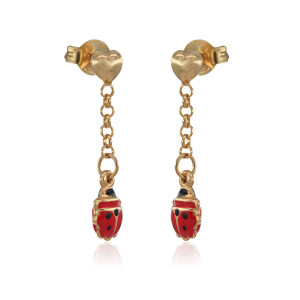 Σκουλαρίκια Κρεμαστά Πασχαλίτσα