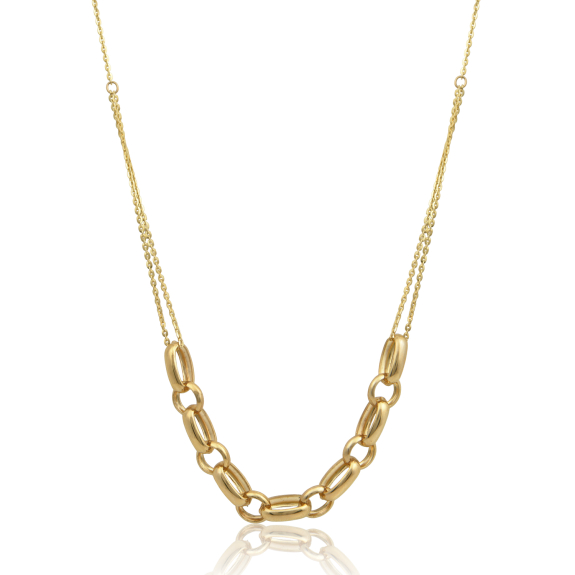 Γυναικείο Κολιέ Με Κρίκους