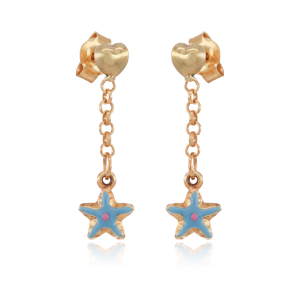 Σκουλαρίκια Κρεμαστά Αστερίας