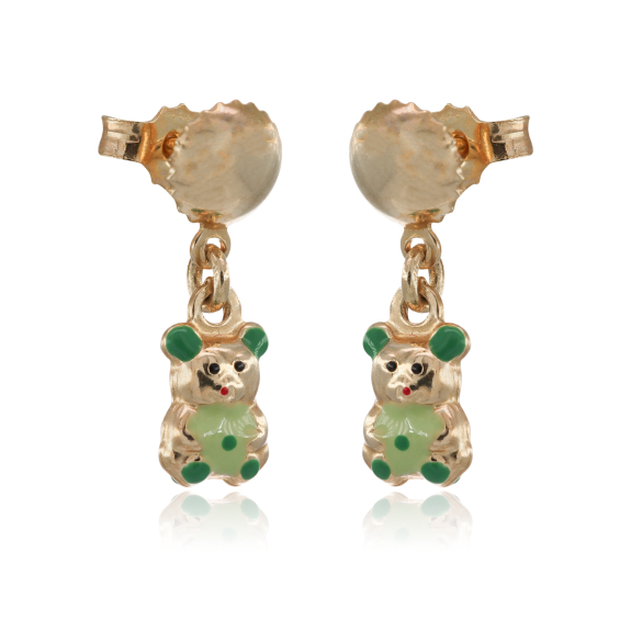 Σκουλαρίκια Κρεμαστά Αρκουδάκια