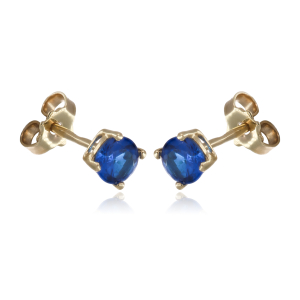 Σκουλαρίκια Με Μπλε Πέτρα