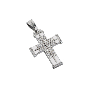 Βαπτιστικός Σταυρός Γυναικείος Τριάντος