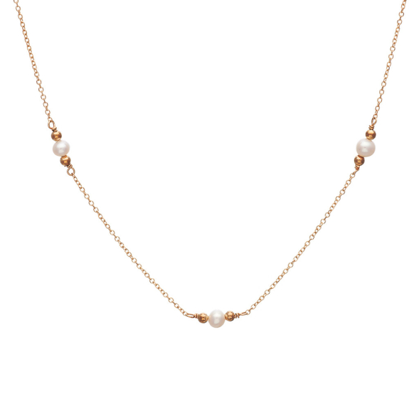 Κολιέ Χρυσό  Με Μαργαριτάρια