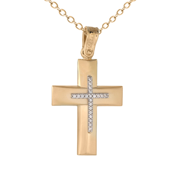 Γυναικείος Σταυρός Με Ζιργκόν